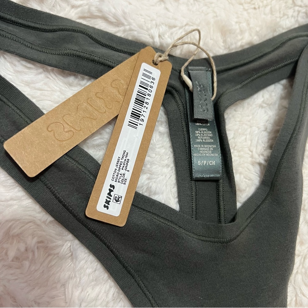 Cotton Jersey Micro Dipped Thong